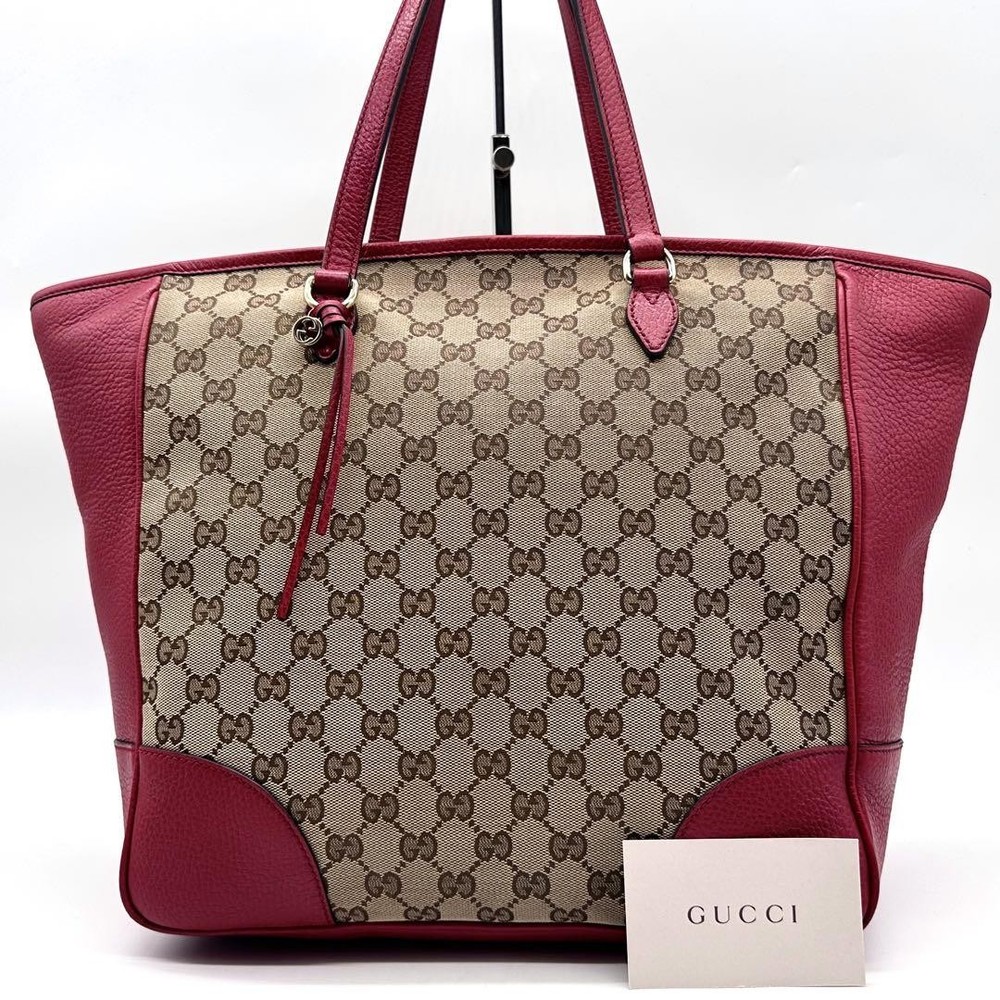 Gucci GG Interlocking Canvas and Leather A-Can Tote Bag