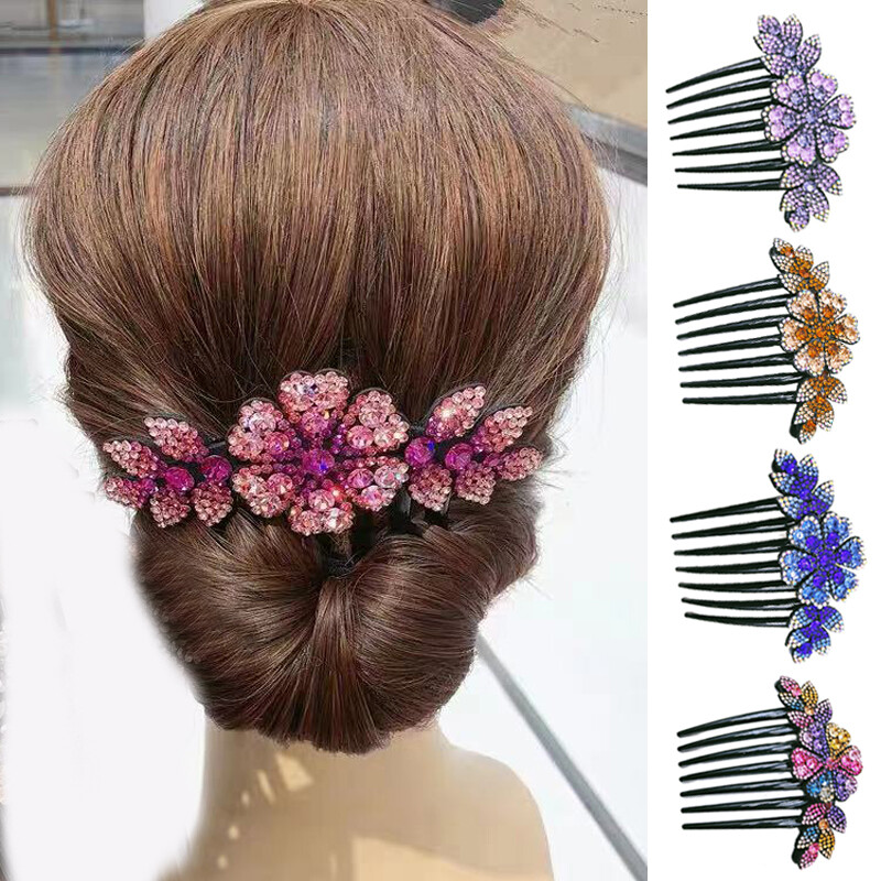 Antislip Elegant Vintage Korean Hair Fork Comb Women Accessory