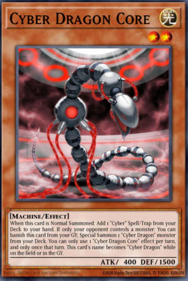 Cyber Dragon Core RA04-EN013 Collector's Rare Preorder 4/11-image