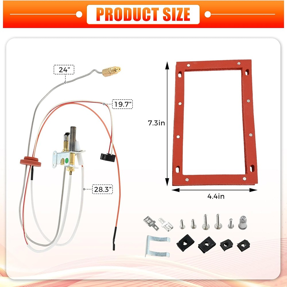 Pilot Burner Assembly Replacement Set For Rheem Gas Water Heaters SP20824