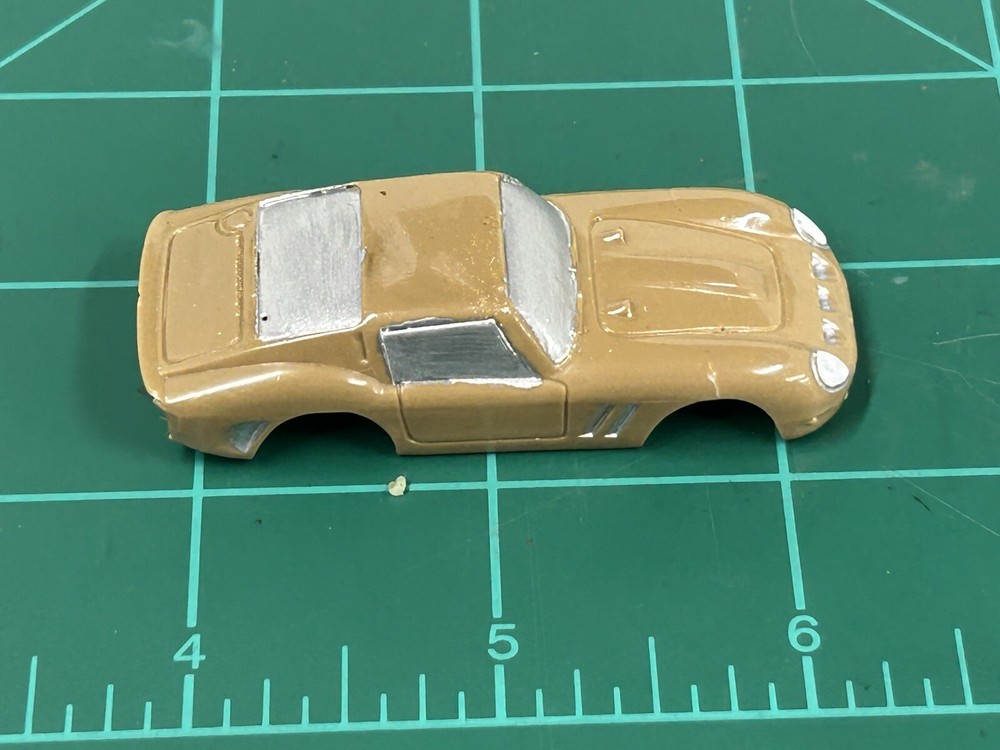 Custom Ferrari Gt 250  HO Slot Car Body Fits Aurora Tjet Dash Auto world JL