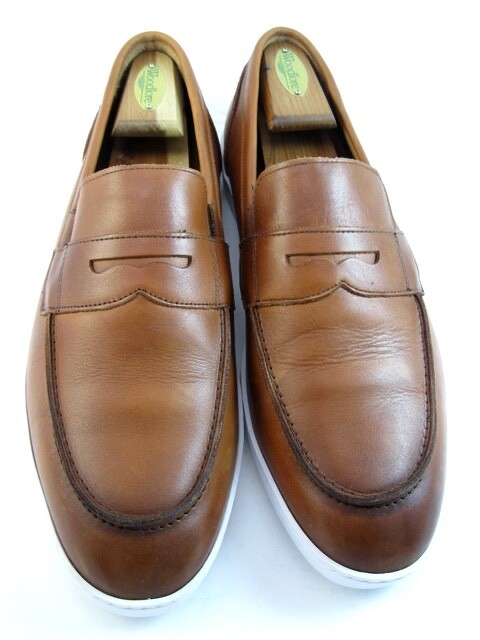 Allen Edmonds Randolph Penny Loafers Dress Sneakers Size 10.5 EEE in Chili Brown 472N