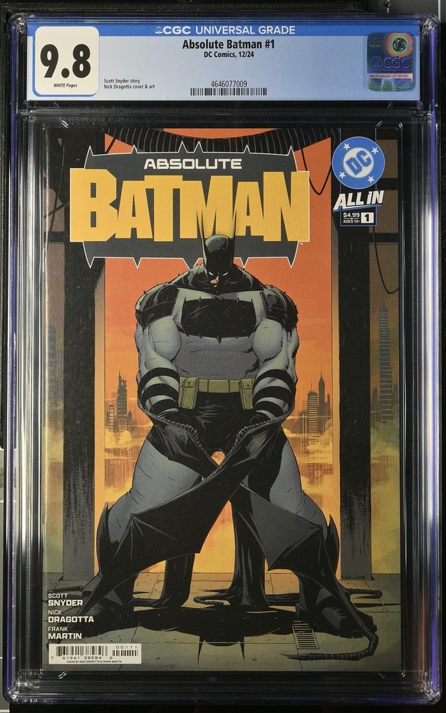 Absolute Batman 1 CGC 9.8 First Print