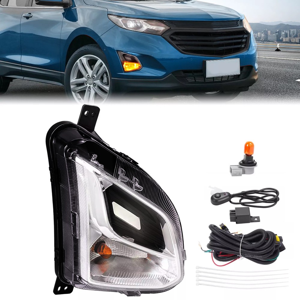 Right Bumper Turn Signal Light For Chevy Equinox 2018-21 W/o Fog Lamp GM2521196