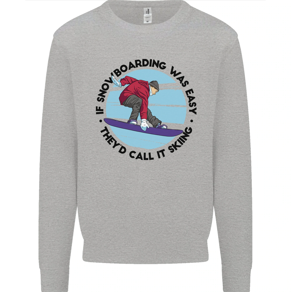 Sudadera Jumper If Snowboarding Was Easy Skiing Funny para Hombre
