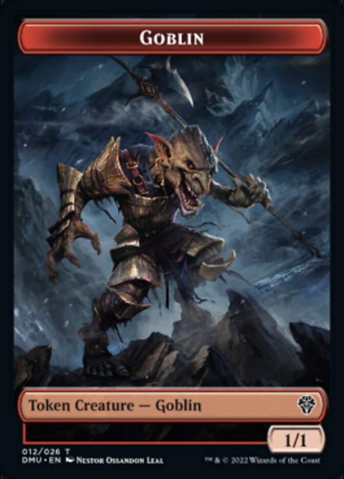 Double-Sided NM Soldier and Goblin Token DMU Card