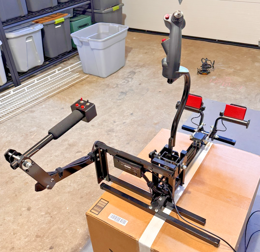 Pro-Flight Trainer PUMA X Helicopter Simulator - Cyclic, Collective, Pedals