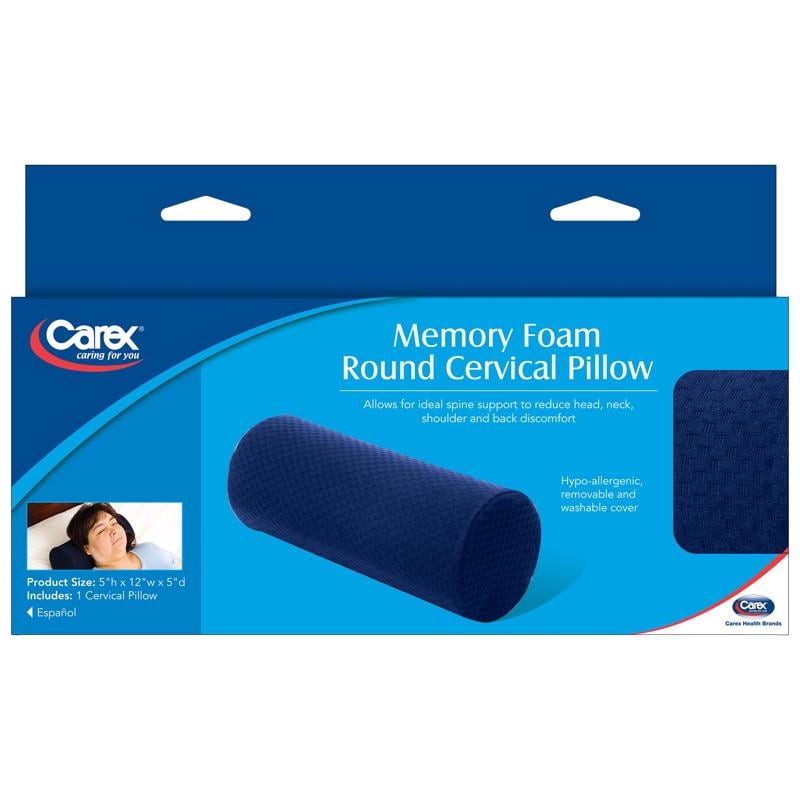 Carex Memory Foam Wedge Pillow, Easy Clean, Removable, Washable, 1 Count