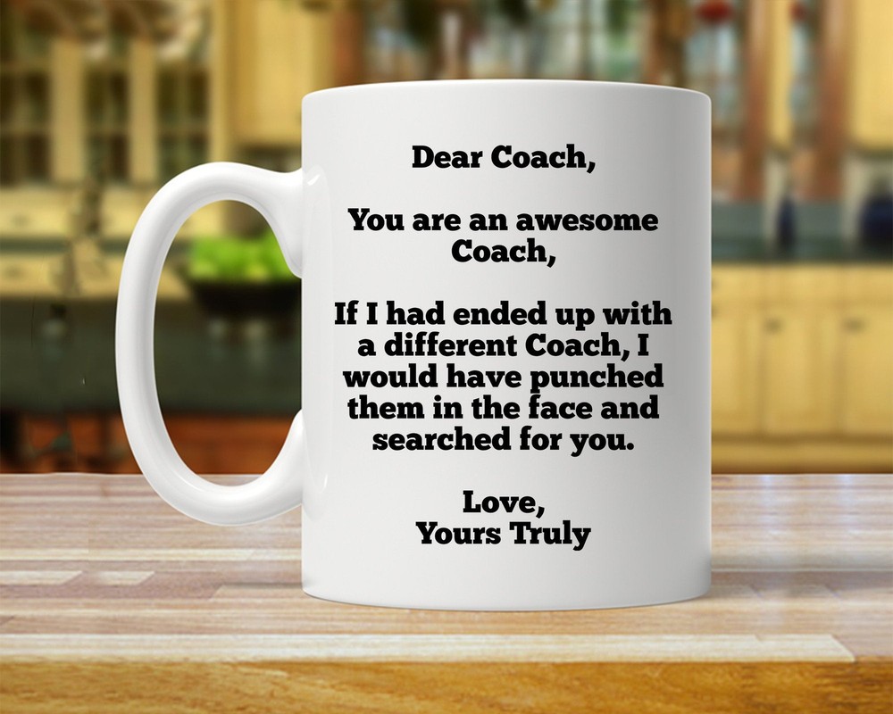 Gift For Coach Personalized Coach Gift Custom Coach Mug Funny Gifts For Coach