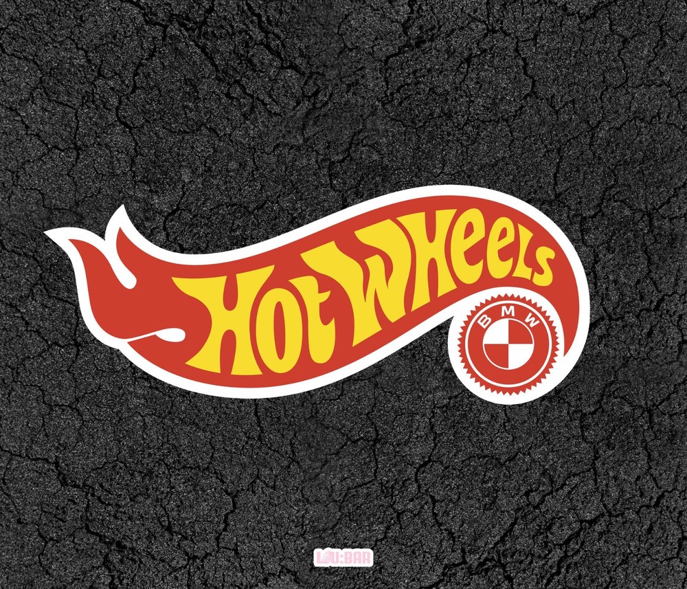 Hot Wheels BMW - Car Sticker For Window, Bumper or Others