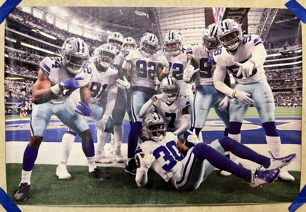 Dallas Cowboys Football Team Player Photo ✅ American Football ✅ Canvas Wall Art