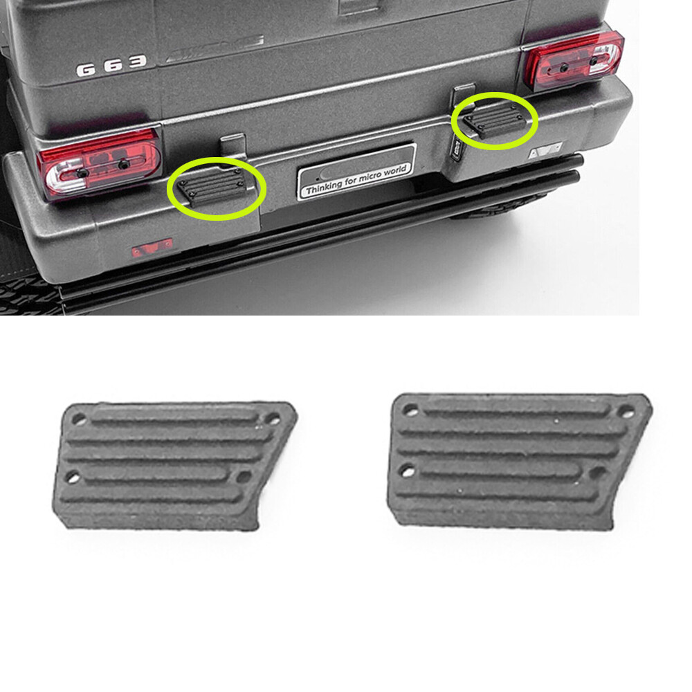 For Traxxas TRX-4 TRX-6 4X4 6X6 G63 G500 RC Car Rear Bumper Pedal Upgrade Parts