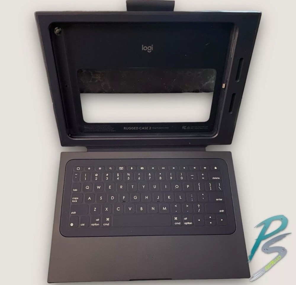 Logitech Rugged 2 Keyboard Folio Case for iPad 9.7 Navy Blue