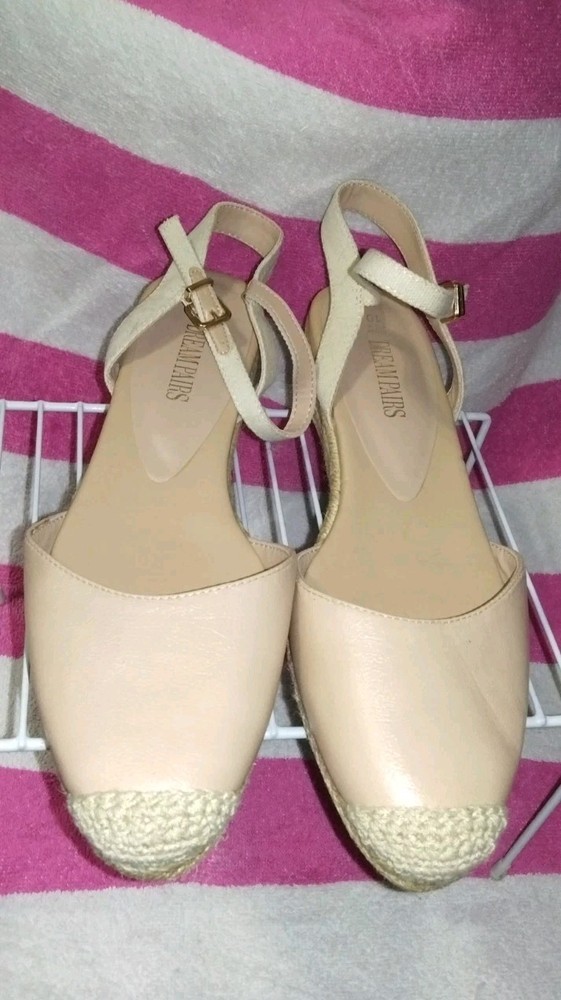 Dream Pairs Ankle Strap Apricot Womens Heels Size 10