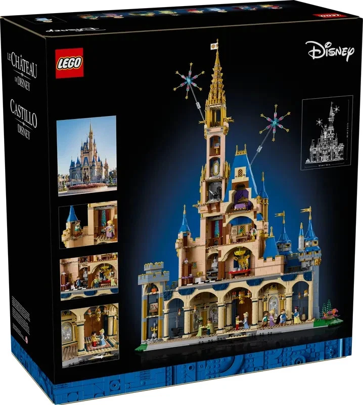 LEGO  43222 Disney Castle (4837 pcs) Disney 100 New Sealed in Box Retired!