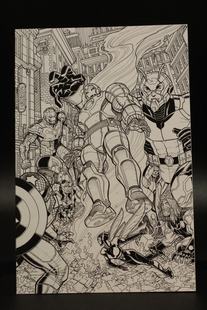 Ultimates (2024) #2 Nick Bradshaw PX SDCC Virgin Sketch Variant Cvr 1 Of 3000 NM