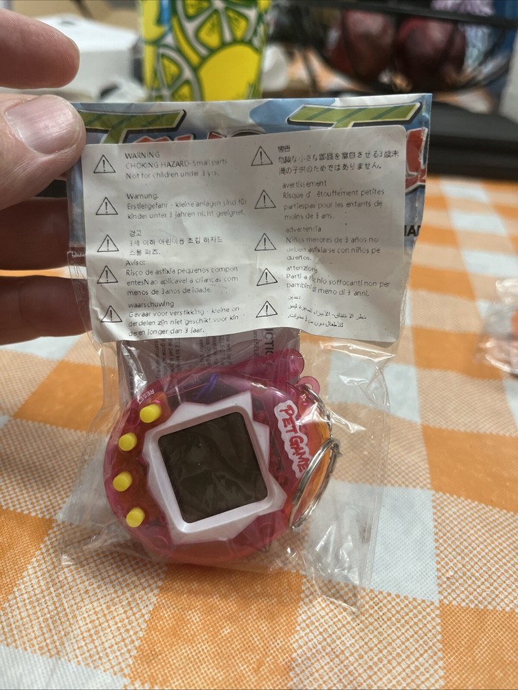 Pink Kids Pet Virtual Mini Digital Game Children Electronic Handheld