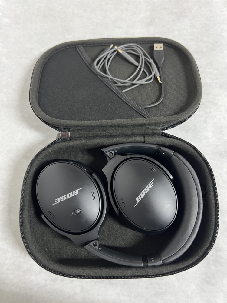 Bose QuietComfort QC 45 Noise Cancelling Bluetooth Headphones - Black