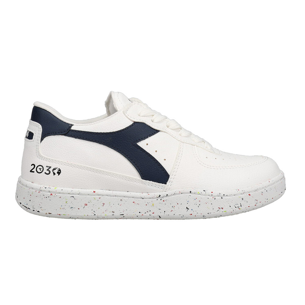 Diadora Mi Basket Low 2030 Lace Up  Mens White Sneakers Casual Shoes 179384-C149