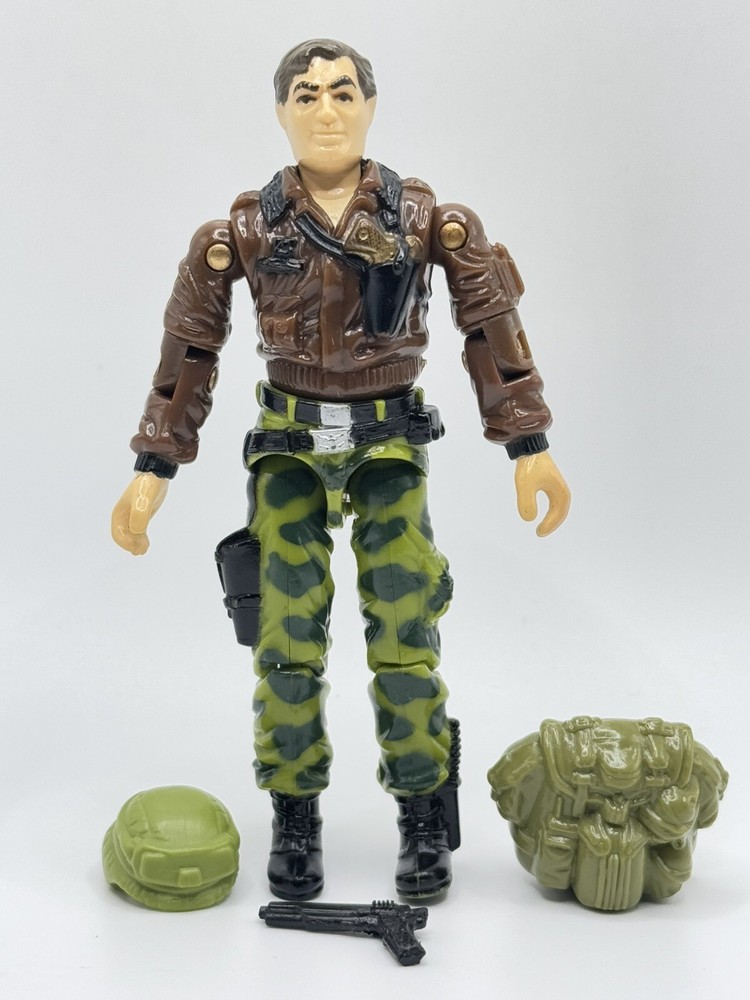 GI Joe 1986 Hawk 100% Complete Vintage Hasbro Action Figure