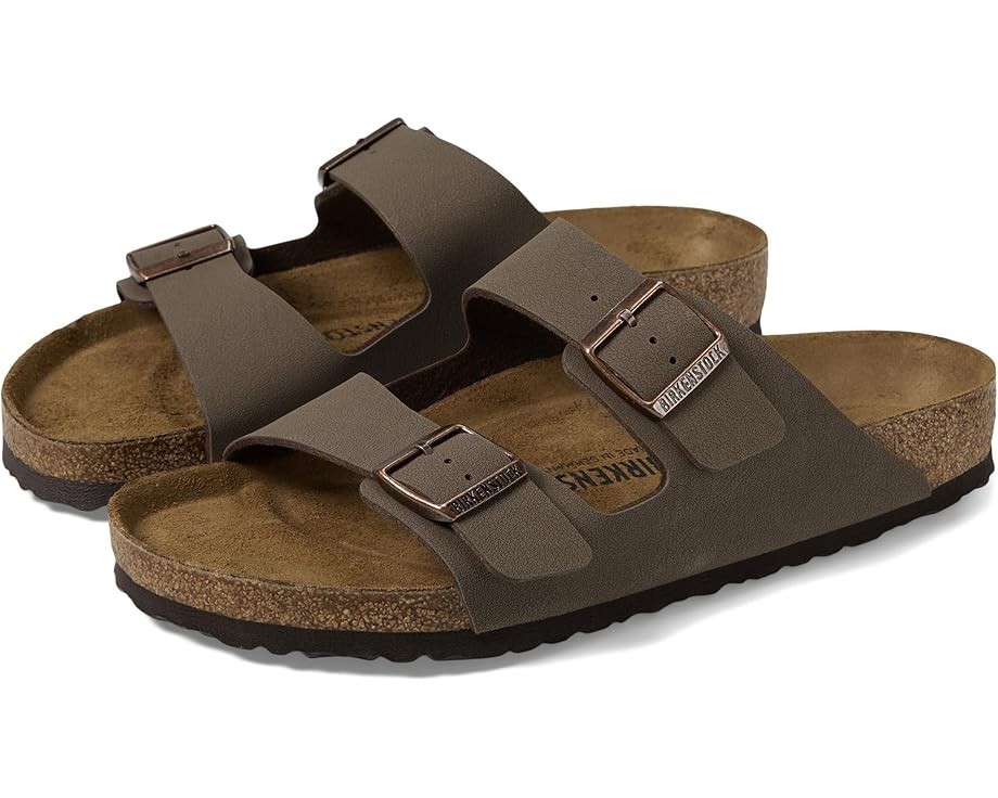 (Authentic) Birkenstock Men's Arizona - Birkibuc™, Mocha Birkibuc™, Regular Size