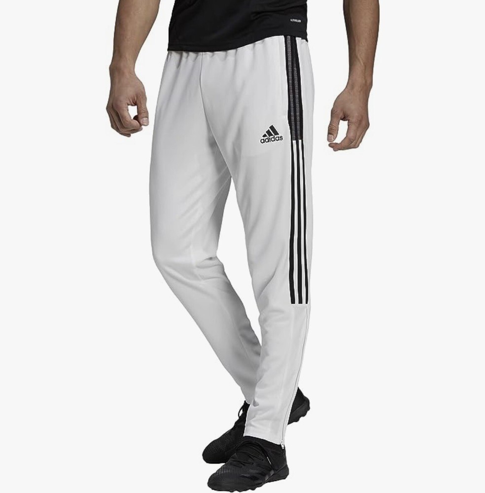 Adidas Tiro 21 Training Pants Knit Soccer GN5489 White w/ Black Men's Size 2XL