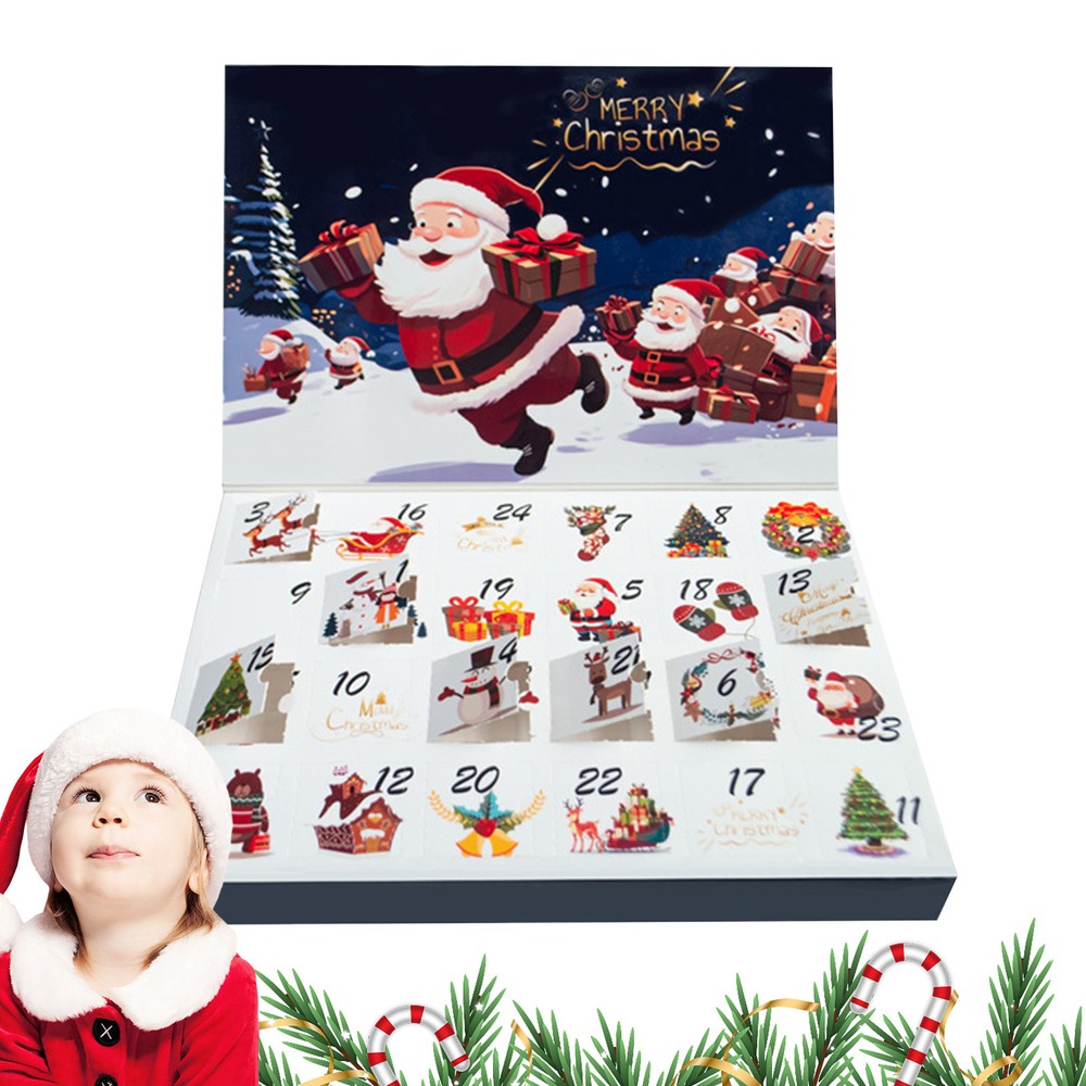 Fillable Christmas Advent Calendar Boxes Countdown DIY 24 Days Christmas Gift