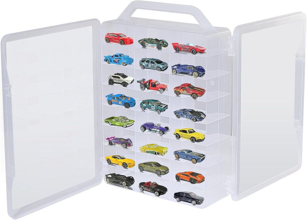 Double Sided Storage Case Only  for Hot Wheels Storage with Carrying Handle
