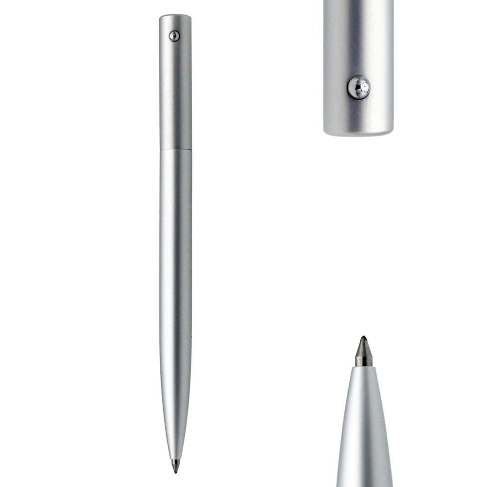 DUNBONG Retractable Metal Gel Pen, 0.5mm Medium Point Ballpoint Pens, Black G...