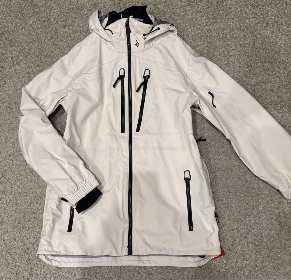 Volcom Guch Stretch GORE-TEX Snowboard Jacket Mens Size M White
