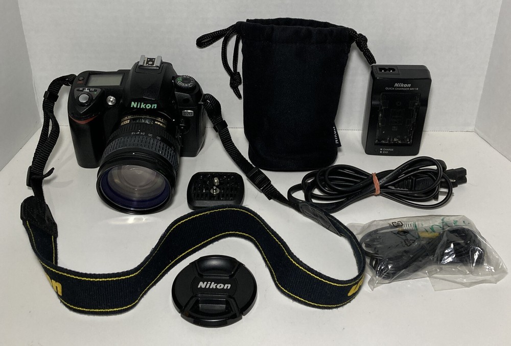 Nikon D70 6.1MP DSLR Camera With AF-S DX 18-70mm Lens 1:3.5-4.5G ED Tested Works