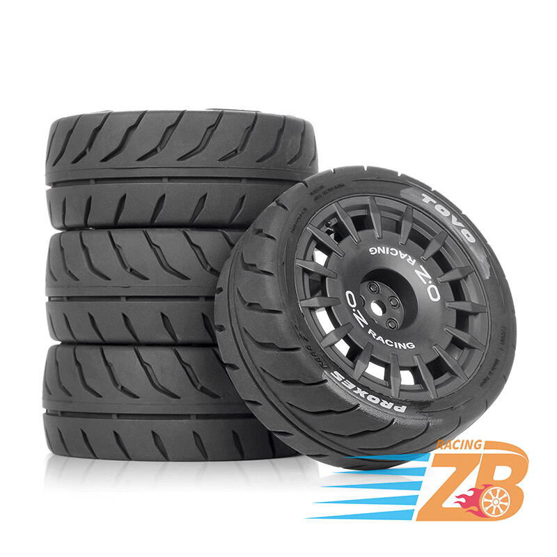 4PCS 1:10 On-Road RC Tires 68mm for HSP HPI Tamiya Traxxas Kyosho