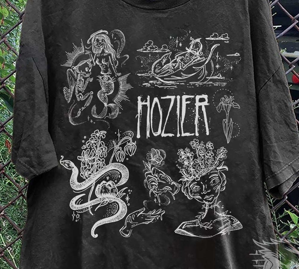 VTG Hozier musician shirt BLACK short sleeve All sizes S to 5Xl XY349