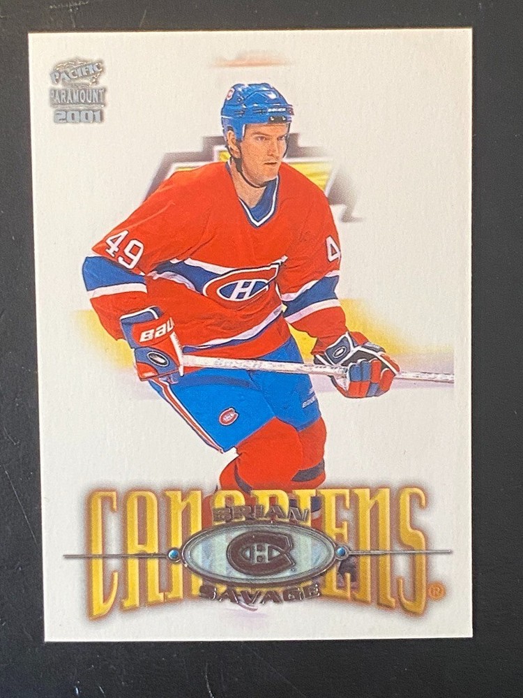 Brian Savage 2000-01 Pacific Paramount 2001 #131 Montreal Canadiens