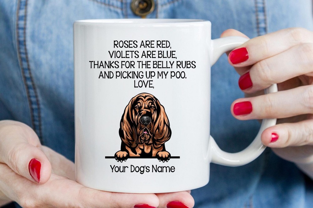 Funny Bloodhound Lover Gift Coffee Mug for Dog Owners Best Present