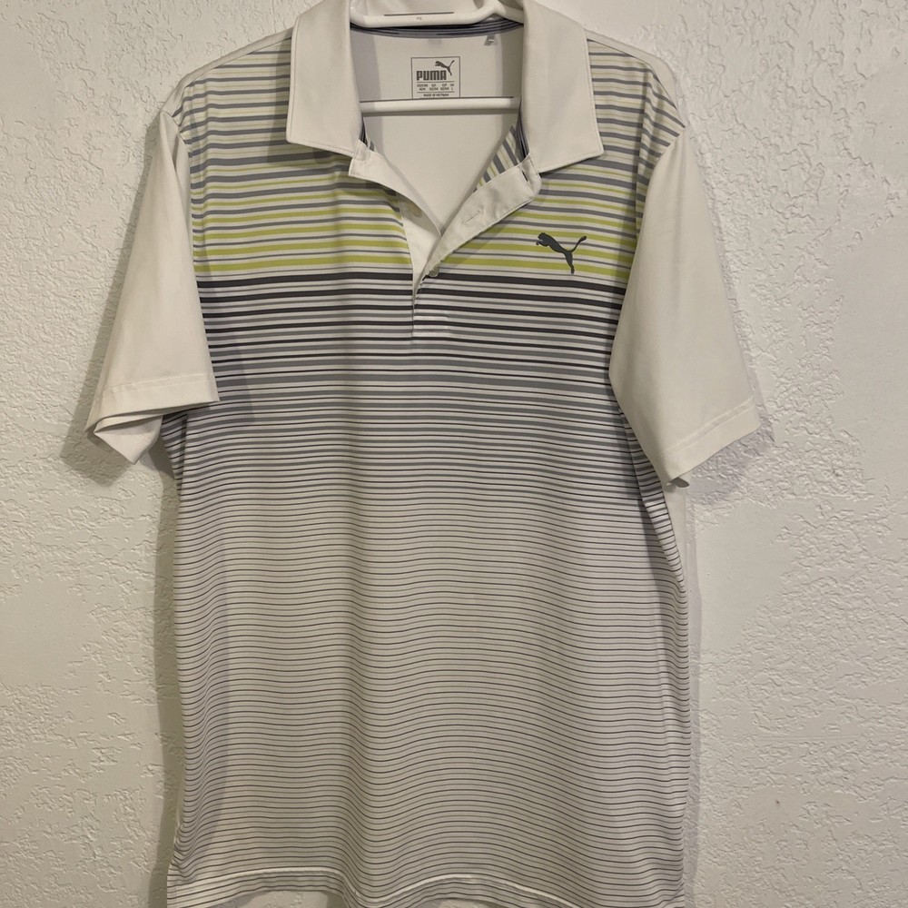 Puma Golf Polo Shirt Men’s Medium Short Sleeve