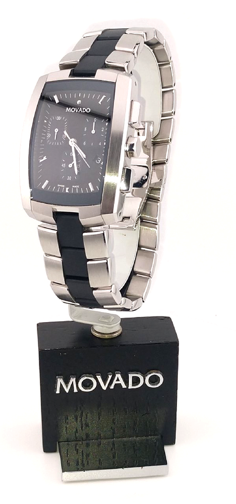 Movado Men's Eliro Chronograph Two Tone Dial Model #84.H1.1450.1 - Reconditioned