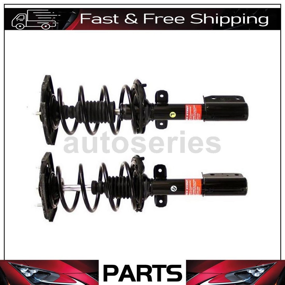 2 Complete Loaded Strut Coil Springs For Pontiac Grand Prix 3.1L 1999 1998 1997