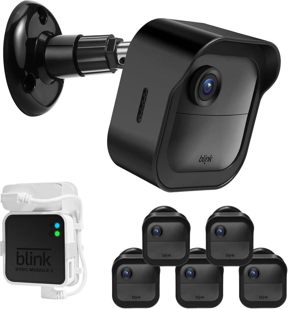 Wall Mount for Blink Outdoor 4 (4Th Gen & 3Rd Gen), 5 Pack Weatherproof Protecti