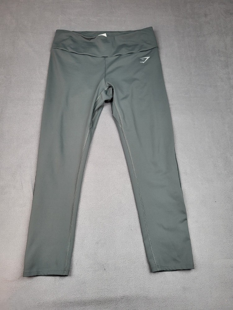 Gymshark Speed Leggings for Women - Lightweight Stretch Performance Training in Gray Size L