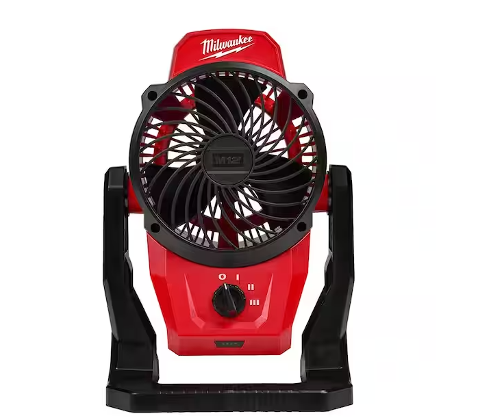 Milwaukee 0820-20 12V Cordless Jobsite Fan Tool Only
