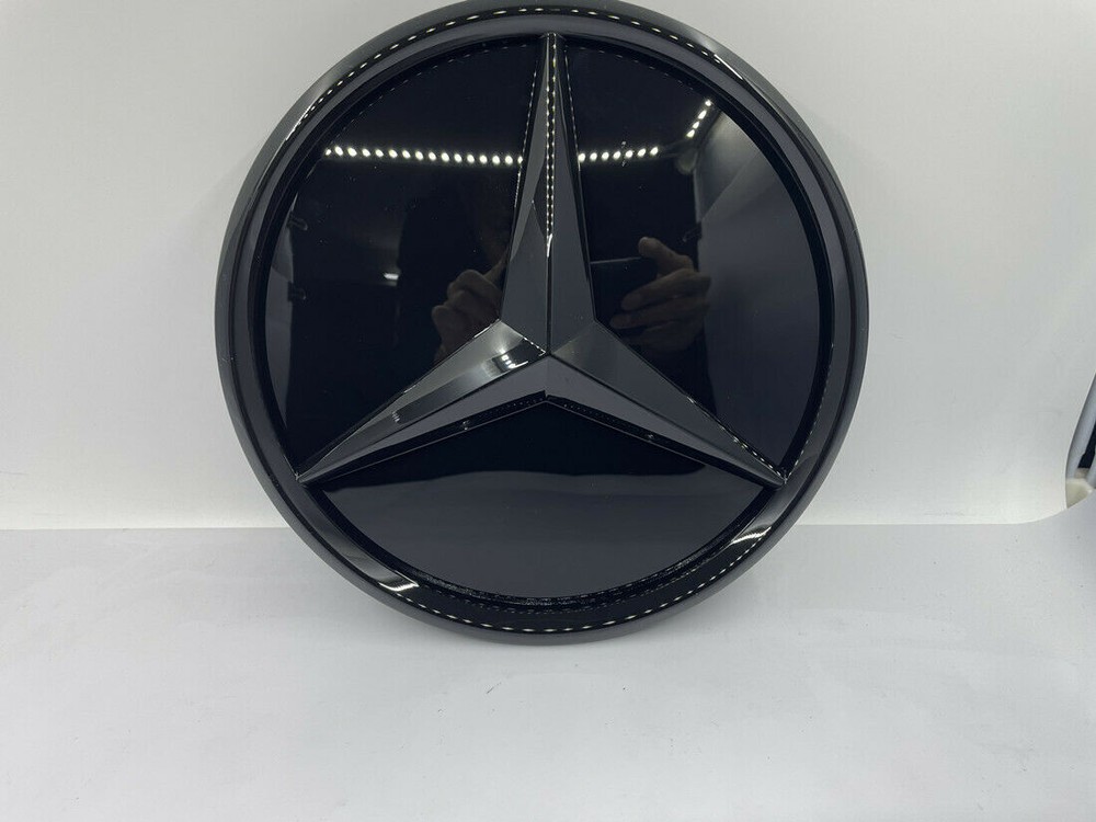 Grille badge Mirror LOGO Convex Star Emblem For 16-22 Mercedes Benz E.Class.W213