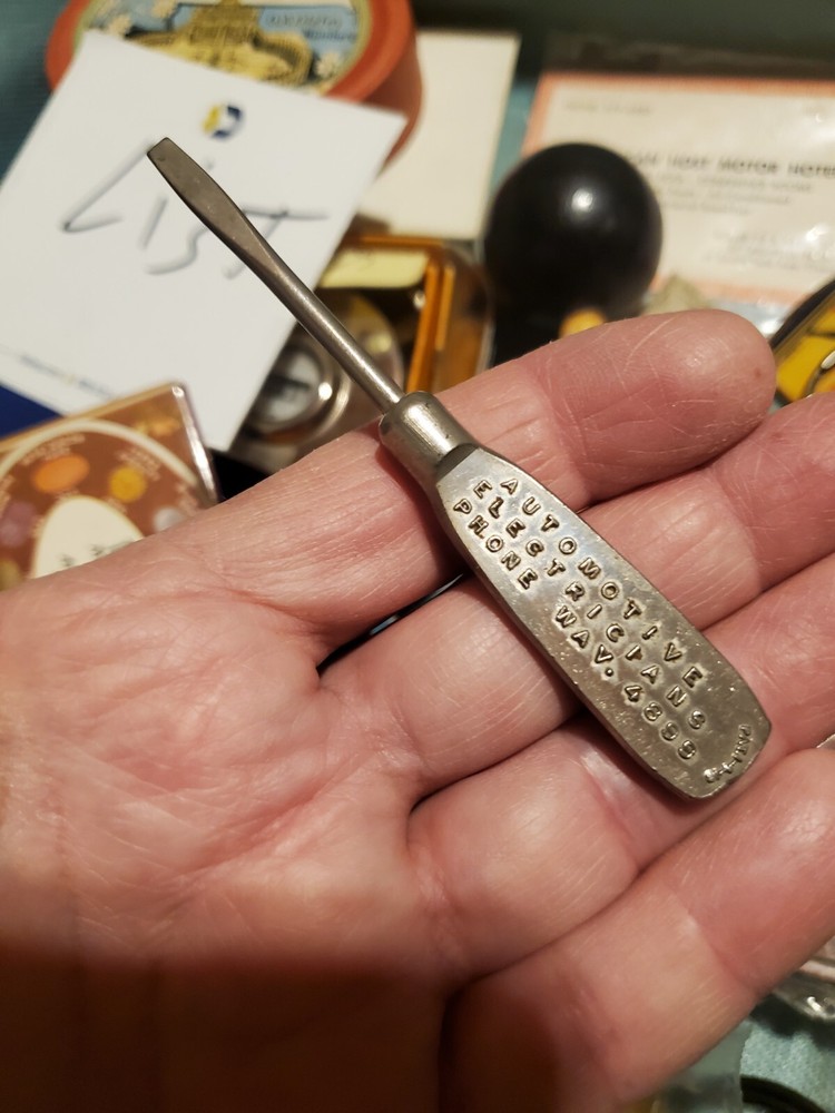 Irvington Battery And Starter Company Rare Promotional Screwdriver Rare Nj Item