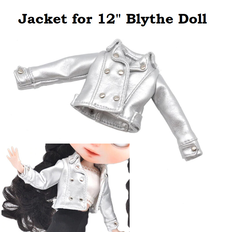Silver Moto Jacket Outfit for 12