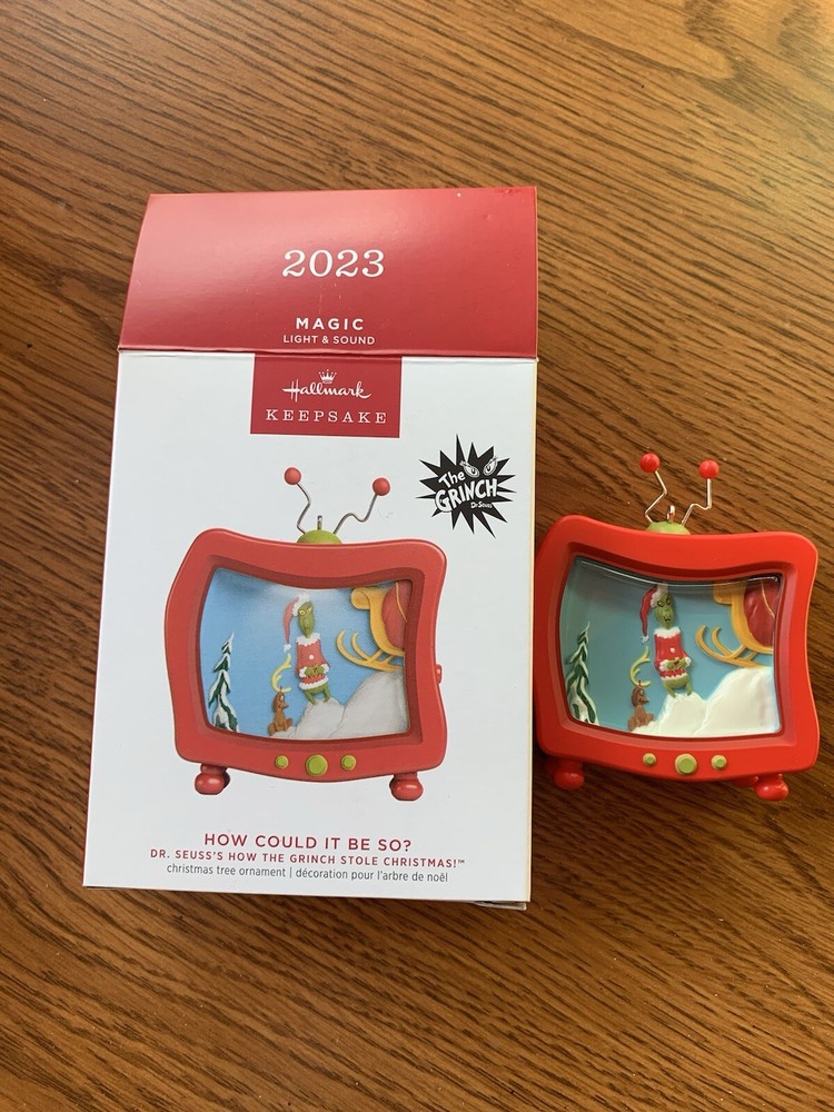 Grinch Stole Christmas Keepsake Holiday Ornament