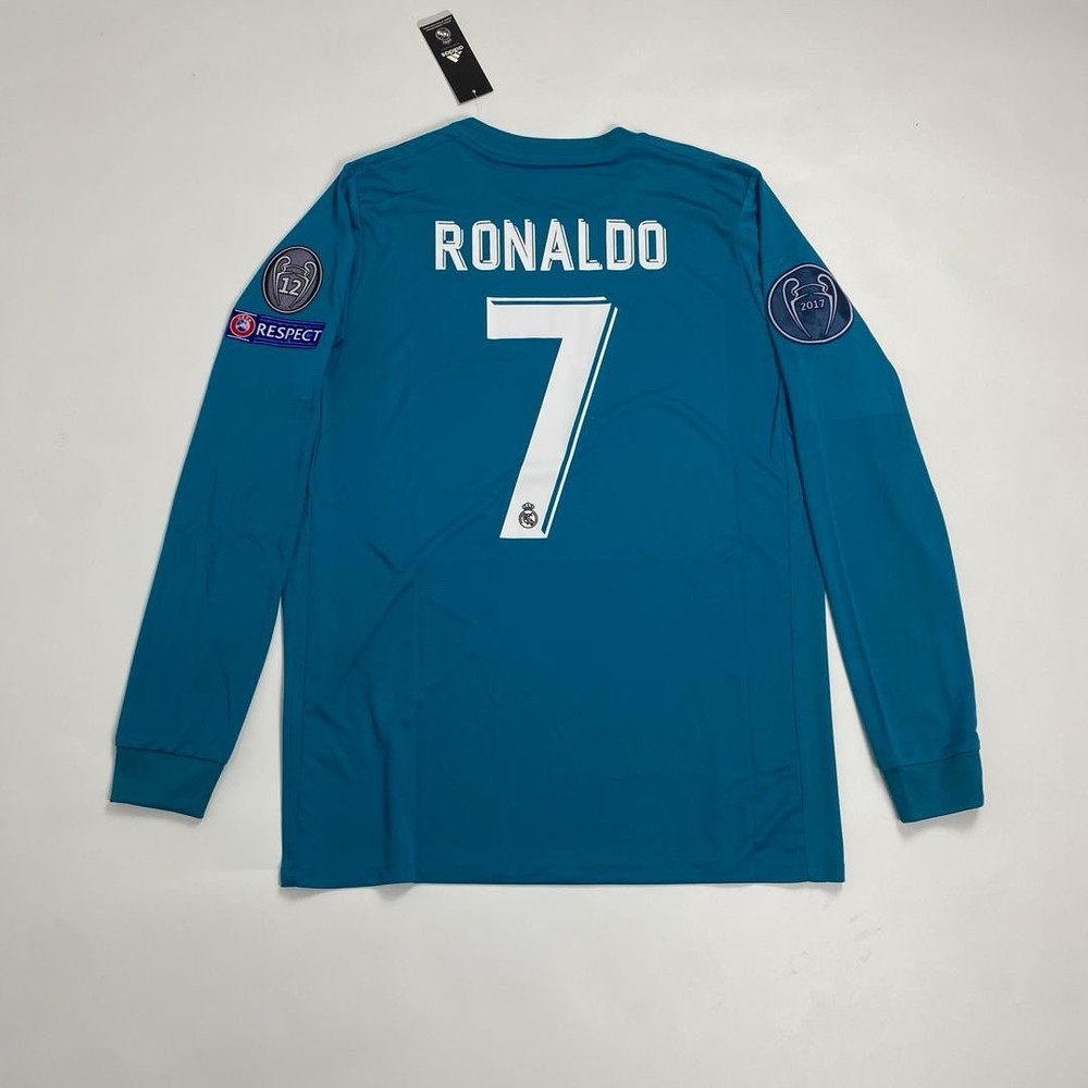 Real Madrid 17/18 Away Jersey Long Sleeve – Ronaldo #7