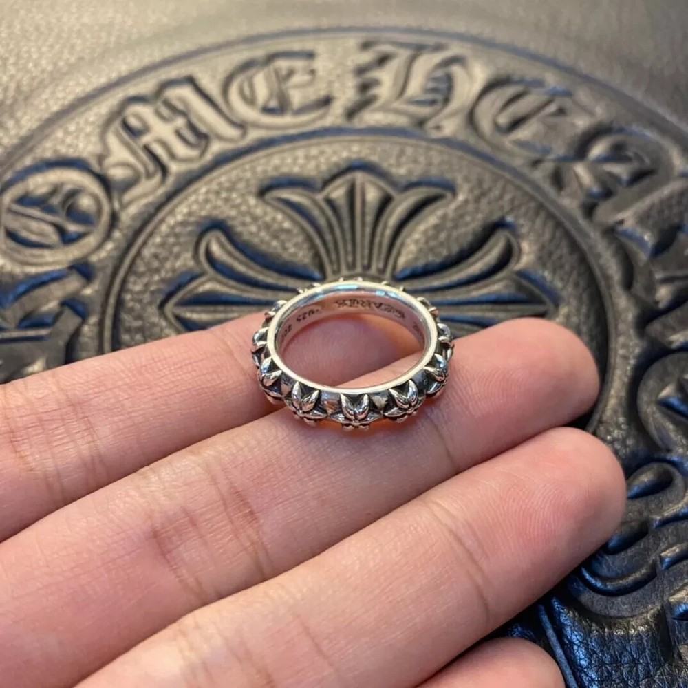 Chrome hearts Standard silver pentagram ring wit size 8.5