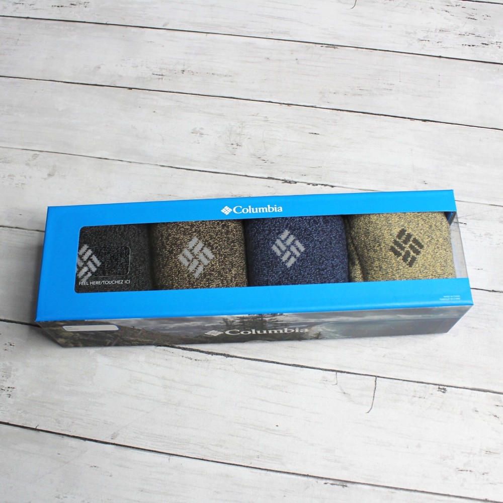 Columbia Men's Cushioned Moisture-Wicking Hiking Socks (6-12)  