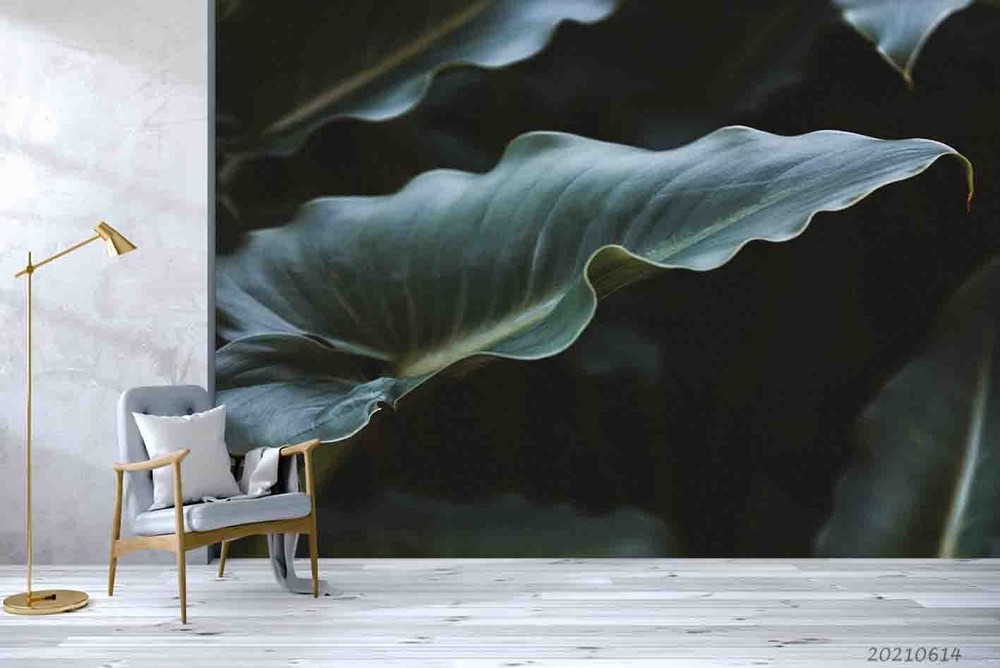3D Plant Leaves Closeup Wall Murals Wallpaper Murals Wall Sticker 5