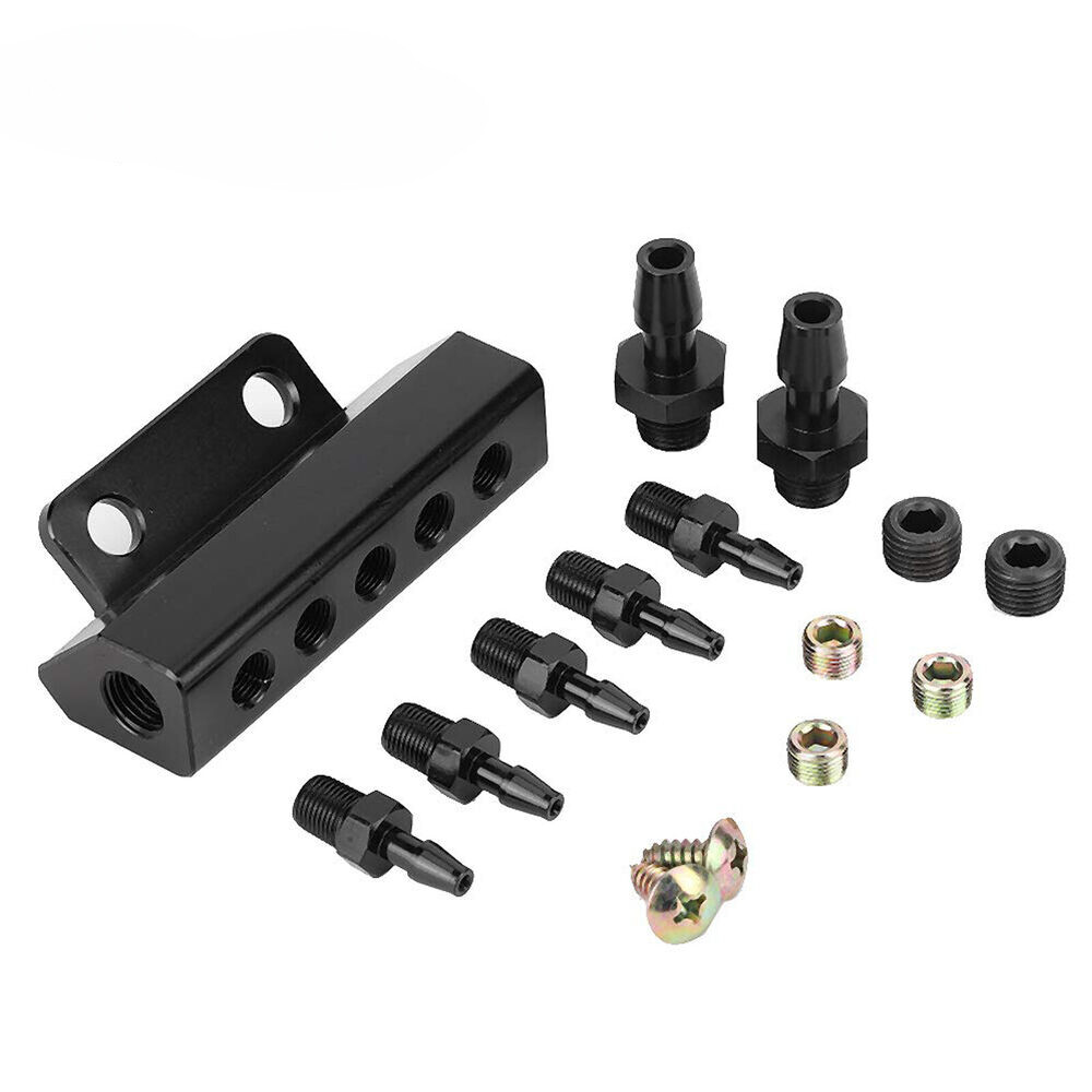 5-Port Universal Car Vacuum Block for Intake Manifold Fuel Wastegate Turbo Boost